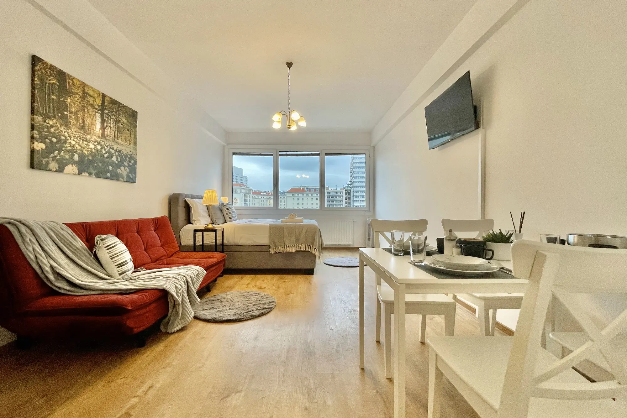 Schlaf- Wohn- & Essbereich City Center Apartments am Schwedenplatz - Top 28