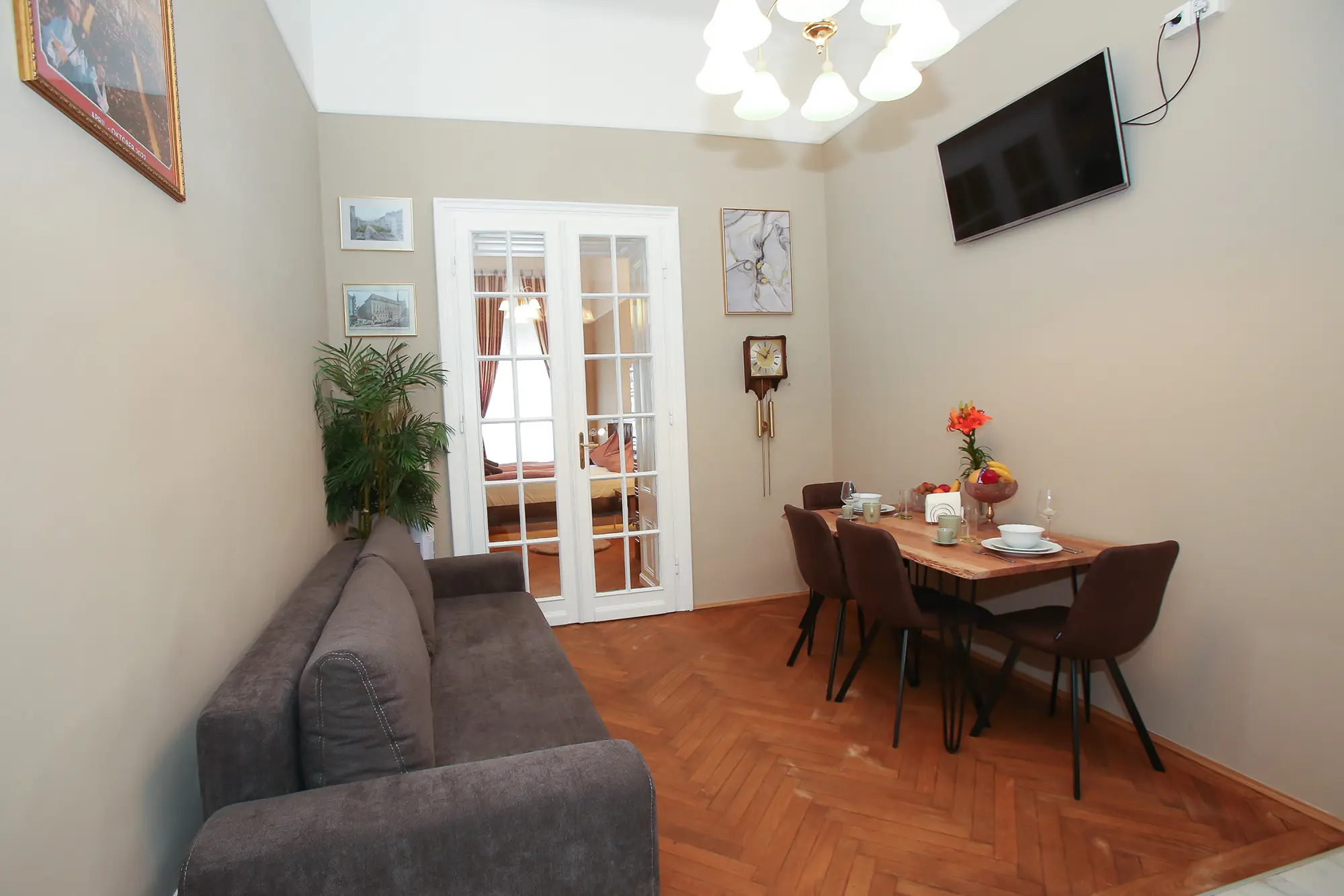 Wohnzimmer Apartment Vienna Opera - 5B